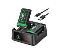 HELLCOOL Battery Pack Rechargeable for Xbox, 2 x 4800mWh Battery Pack for Xbox Controller with Xbox Charging Dock/LED Display