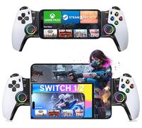 HELLCOOL Bluetooth Mobile Gaming Controller for iOS/Android/Switch/OLED/2,Wireless Phone Game Controller for Xbox/Steam/GeForce Now/MFi Apple Arcade/Roblox Interactive Gaming Figures