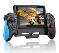 HELLCOOL Switch Pro Controller for Nintendo Switch/OLED,One-Piece Controller for Handheld Grip with Joystick,Switch Joy Con with Plug and Play/Turbo/6-Axis/Vibration/Screenshot Switch Stands