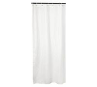 HELLCRACK Small Stall Shower Curtain or Liner Fabric 31x71 Inch,Washable IPx4 Waterproof Hotel Quality, Narrow Shower Curtains with Hooks and Grommets,Mini Shower Liner/White …