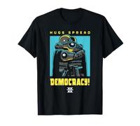 Helldivers 2 PlayStation Video Game Hugs Spread Democracy T-Shirt