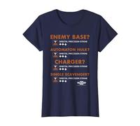 Helldivers 2 Sony PlayStation Game Orbital Precision Strike T-Shirt, Women, Navy Blue, 3X-Large