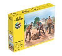 Heller 58754 - 1:24 Starter Kit Road Workers - New