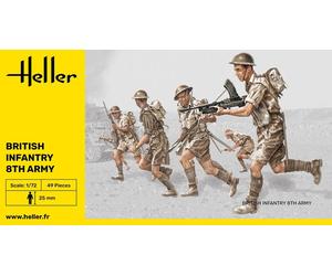 Heller 1/72 British Infantry 8th Army - 49609