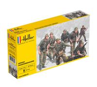 Heller 49605" Infanterie Allemande Plastic Model Kit, 1:72 Scale,Brown