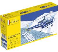 Heller Model Kit SA 316 Alouette III 1:72 Scale Gendarmerie