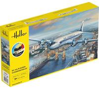 Heller - 1/72 STARTER KIT DC6 SUPER CLOUDMASTER AF (6/23) *