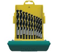 Heller Tools 333 Wood Drill Bit, Black/Silver, Ø 3/4/…/11/12 mm, Set of 10 Pieces