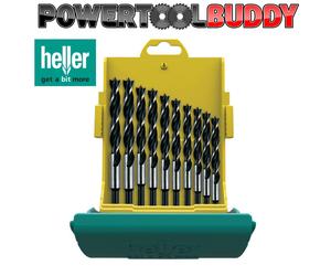 Heller 10 piece CV Brad Point Wood Bit Set 3mm-12mm High Quality German Tools B3