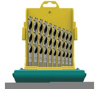 Heller 10 Piece MaxxBox Set of HSS Turbo Wood Drill Bits (3-12mm)