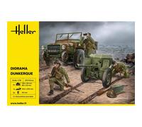 Heller 30326 Dunkerque Dunkirk Diorama w/Laffly V15T 1:35 Model Kit