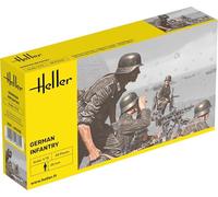 Heller 49605" Infanterie Allemande Plastic Model Kit, 1:72 Scale,Brown