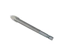 Heller 50094 "Ceramic Master" Glass and Tile Drill Bit, Silver, 6 x 75 mm