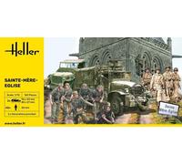 HELLER 50327 SAINTE-MERE-EGLISE MILITARY MODEL SET 1/72