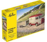 Heller 1:24 - Citroen HY & Goods Trailer