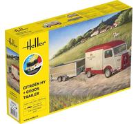 Heller 52331 Starter Kit Citroen HY + Goods Trailer 1/24