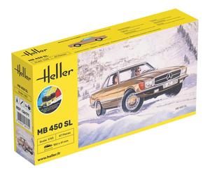 Heller 56171 Mercedes Benz MB 450SL Starter Kit 1:43 Model Kit
