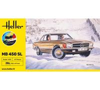 HELLER 56171 MODEL STARTER KIT MB 450SL 1/43