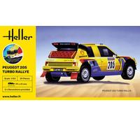Heller 56189 1:43rd scale Peugeot 205 Turbo Rally Starter Kit