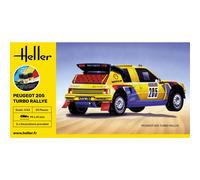 Heller 56189 Peugeot 205 Turbo Rallye STARTER SET 1:43 Model Kit