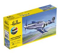 Heller 56268 US North American P-51 D Mustang Starter Kit 1:72 Model Kit