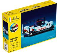 HELLER 56718 - Peugeot 905 EV 1 -Gift Set - Plastic Kit - 1/24 Scale - T48 Post
