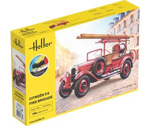 Heller 56733 - 1:24 Starter Kit Citroen C4 Fire Brigade - New