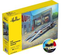 Bright 56774 - 1/24 Starter Kit Car Transporter Trailer - New