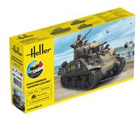Heller 56894 1:72 model kit Gift Set - M4A2 Sherman "Division Leclerc Overlord