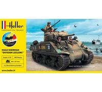 HEL56894 - Heller 1:72 Gift Set - M4A2 Sherman "Division Leclerc"