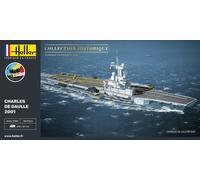 HELLER 57072 MODEL BOAT STARTER KIT CHARLES DE GAULLE 1/400