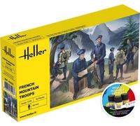 HELLER 57223 MODEL FIGURES STARTER KIT FRENCH MOUNTAIN TROOPS 1/35