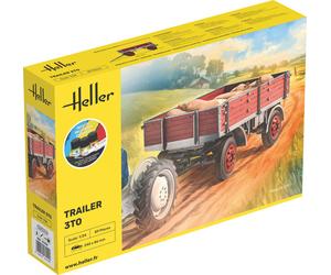 Heller 57410 - 1:24 Starter Kit Trailer 3TO - New