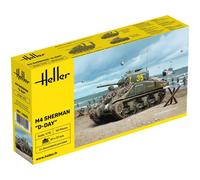 Heller Plastic Kit US Army M4 Sherman Tank D-Day 1/72 Scale 91 Pieces 79892