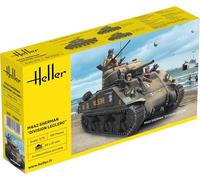 Heller 79894 1:72 Scale M4A2 Sherman Division Leclerc Model, 8 x 3.7 x 4.3 centimetres