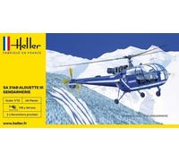 Heller 80286 1:72nd scale SA 316B Alouette III Gendarmerie