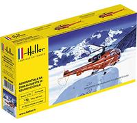 Heller 80289 1:72 Scale SA 316B Alouette III Securite Civile Model