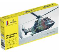 Heller Helicopter Model Kit Super Puma AS 332 M1 1:72 Scale