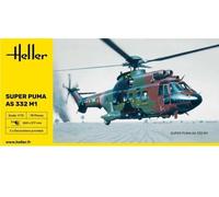 Heller Helicopter Model Kit Super Puma AS 332 M1 1:72 Scale