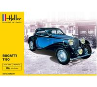 HELLER 80706 - 1931 Bugatti Type 50 2 Door Coupe 1:24 Scale Plastic kit Pod post