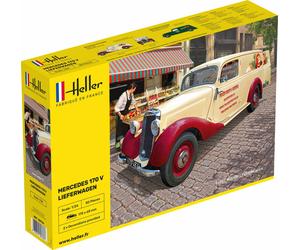 Heller 80736 1:24th scale 1952 Mercedes 170V LIEFERWAGEN (Van)