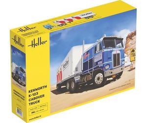 Heller 80793 1:43rd scale Kenworth K-123 Cabover Truck & Trailer