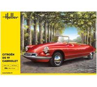 Heller 80796 1:16th scale Citroen DS 19 Cabriolet