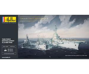 Heller 81092 1:400th scale Task Force Ravitaillement à la Mer 1968 3 kits 1 box