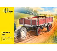 Heller Model Kit - 3 Ton Trailer - 1:24 Scale - 81410