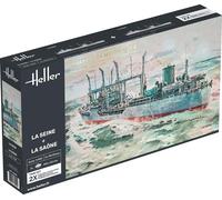 Heller 85050 1:400 Twin Set La Seine & La Saone Model Ship Kit - New