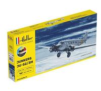 Heller HEL56380 1:72 Gift Set-Ju-52/3m Scale Model kit, Unpainted