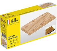 Heller HEL81253 1:72-Diorama (Piste Desert),81253, Brown