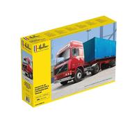 Heller 81702 1:32nd scale Volvo F12-20 Globe Trotter & Container Semi Trailer