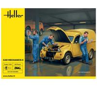 Heller 82756 Car Mechanics Workers Version 2 Figures 1:24 Model Kit